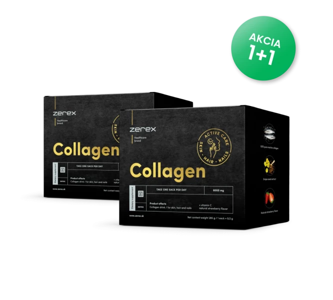 2x Zerex Kolagen 8000 mg 2x 15 sáčků