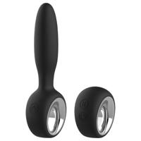 Aixiasia Dylon-Remote: nabíjecí anální vibrátor s dálkovým ovládáním (černý)