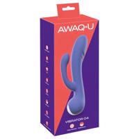 AWAQ.U 4 - nabíjecí anální vibrátor s ramínkem (fialový)