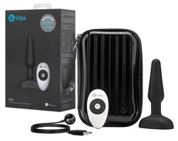 b-Vibe Trio - černý anální vibrátor se 3 motory