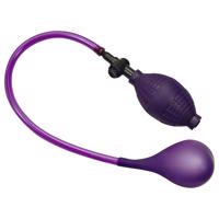 Bad Kitty - latexová fialová pumpovací anální rozšiřovačka
