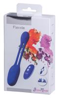BeauMents Flexxio - dvojí motorový vibrátor pro páry (modrý)