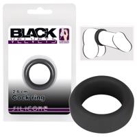 Black Velvet - silný erekční kroužek (2,6 cm) - černý
