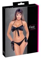 Cottelli - Černý bikinový set s podprsenkou