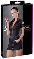 Cottelli Police - kostým policistky (černý) - M