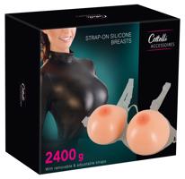 Cottelli - silikonové push-up prsy (2 x 1200 g)-jednotná velikost