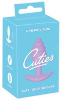 Cuties Mini Anální Kolík - silikonový, fialový (2,8 cm)