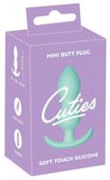 Cuties Mini Anální Plug - silikon, mátový (2,3 cm)