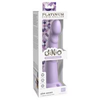 Dillio Slim Seven - přísavkové stimulující dildo (20 cm) - fialové