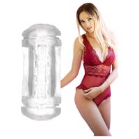 Dívka od vedle Sophia - umělá vagína a ústa (průhledná)