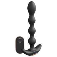 Dorcel Flexi Balls - nabíjecí anální vibrátor s rádiovým ovládáním (černý)