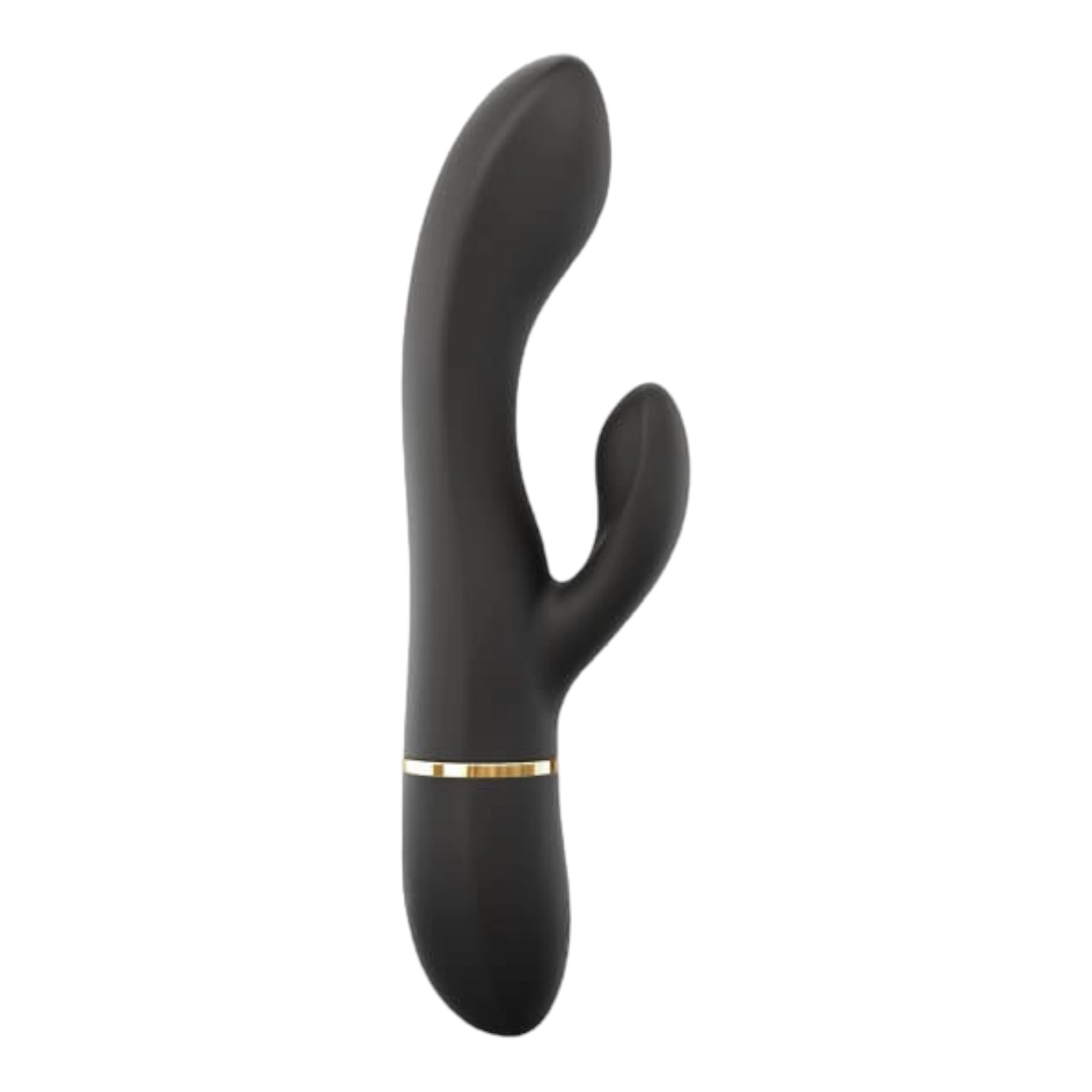Dorcel Glam Rabbit - Rechargeable Black Vibrator with Clitoral Arm