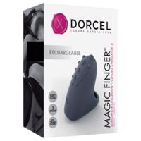 Dorcel Magický prst - nabíjecí, prstový vibrátor (šedý)