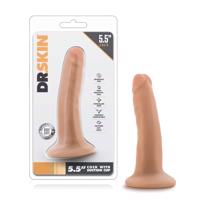 Dr. Skin 5,5 - Realistické dildo s přísavkou - přírodní (14cm)