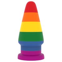 Duha anál plug Lovetoy Prider - 15cm pro hrdé okamžiky