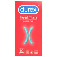 Durex Feel Thin Slim Fit - realistický pocit kondom (10 ks)