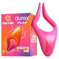 Durex Tease &amp; Ride - stimulátor erotických zón (růžový)