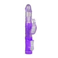 Easytoys Bunny - rotační a pohybující se vibrátor (fialový)