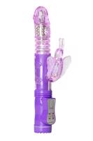 Easytoys Butterfly - rotačně-pulzující vibrátor (fialový)