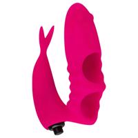Easytoys Finger - 2v1 prstový vibrátor (růžový)