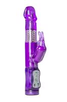 Easytoys Rabbit – vibrační perličkový a klitorální vibrátor (fialový)