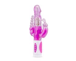 Easytoys Raving Rabbit - Trojitý vibrátor (růžový)