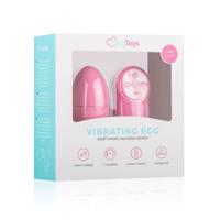 Easytoys - Růžové vibrační vajíčko s 7 rytmy a dálkovým ovládáním