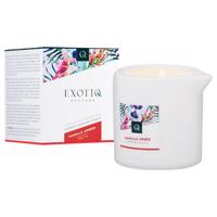 Exotiq masážní svíčka - vanilka-ambra (200g)