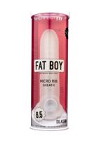 Fat Boy Micro žebrovaný - návlek 17 cm - bílý