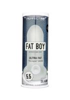 Fat Boy Original Ultra Fat - návlek na penis (15 cm) - bílý