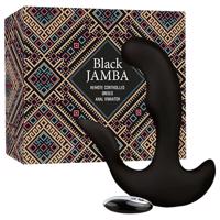 FEELZTOYS Black Jamba - rádiový vyhřívací anální vibrátor (černý)