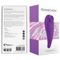FEELZTOYS Femmegasm - nabíjecí 2v1 klitoris vibrátor (fialový)