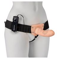 Fetish Fantasy Hollow strap&amp;amp;#45;on vibrační dutý připínací penis pro ženu či muže
