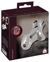 Fetish - kovový penisový klec (stříbrný)