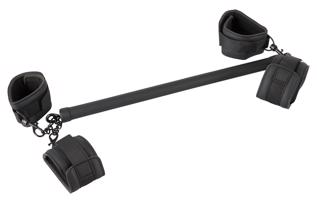 Fetish - umělá kůže svazovací tyč set (6 ks) - černá