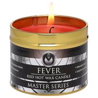 Fever - parafínová tělová svíčka - červená (120g)