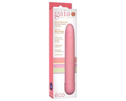 Gaia Eco L - ekologický růžový vibrátor - velký