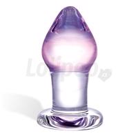Gläs Amethyst Rain Butt Plug &amp;amp;#45; skleněný anální kolík