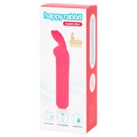Happyrabbit Bullet - nabíjecí zaječí vibrační tyčinka (růžová)