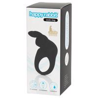 Happyrabbit Cock - akumulátorový vibrační kroužek na penis (černý)