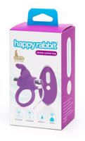 Happyrabbit - nabíjecí, rádiový kroužek na penis (fialovo-stříbrný)