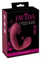 Javida Thumping - pulzující G-bod a klitoris vibrátor (červený)