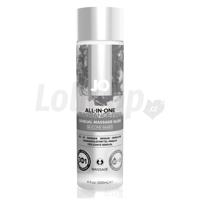 JO All in One masážní a lubrikační olej 120 ml &amp;amp;#45; bez vůně