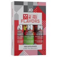 JO System Flavors - sada ochucených lubrikantů (3x30ml)
