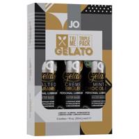 JO System Gelato - ochucený lubrikant set (3x30ml)