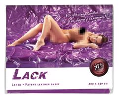 Lakované prostěradlo - 200x220 cm (fialové)