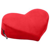 Liberator Heart Wedge - srdcový polštář pro intimní chvíle (červený)