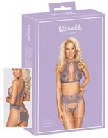 Líbivý - krajkový prádlo set (fialová) - L/XL