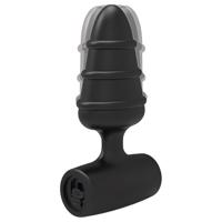 Love Plug - mini anální vibrátor (černý)