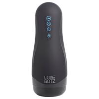 Lovebotz Auto Milker - vodotěsný sací-vibrační masturbátor (černý)